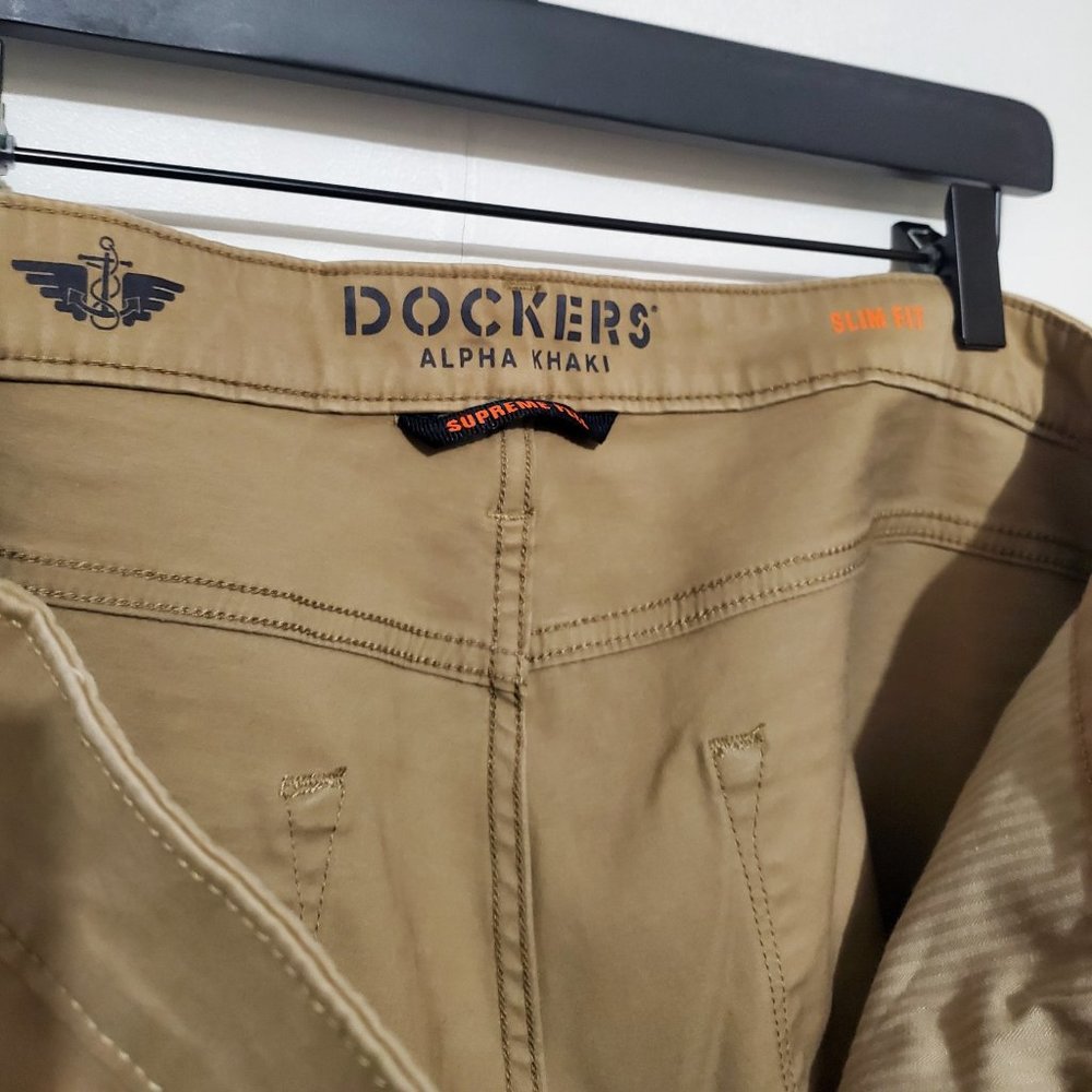 Dockers slim fit tan color